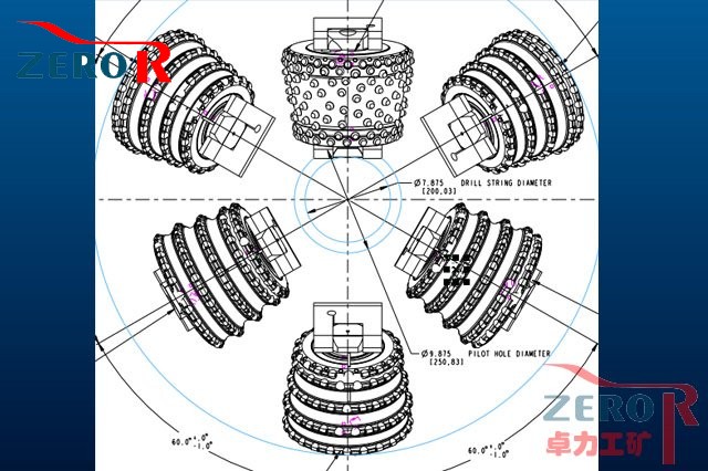 反井钻机扩孔大钻头